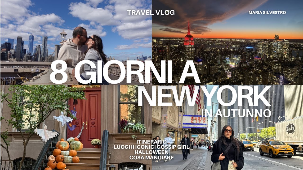 8 GIORNI A NEW YORK IN AUTUNNO travel vlog | dove mangiare, cosa fare a NY | maria silvestro...