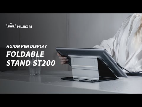 How to Adjust Huion Pen Display Foldable Stand ST200?