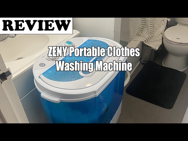 ZenStyle Portable Washer Review: I love with this teeny portable washing  machine