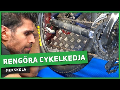 Video: Hur du rengör din cykelkedja och drivlina på 5 minuter