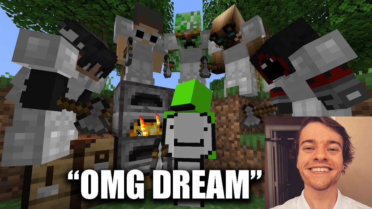 Реакция Hbomb на Minecraft Speedrunner VS 5 Hunters