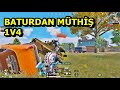 BATURDAN MUHTEŞEM 1V4 EFSANE MAÇ ! LİVİK ERANGEL SOLO SQUAD PUBG MOBİLE