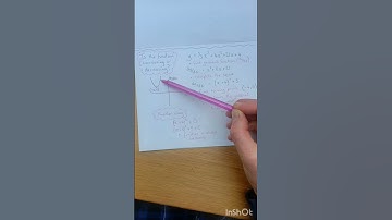 Higher Maths. Increasing or Decreasing Functions? #highermathematics