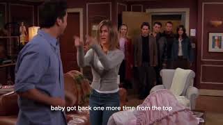 Rachel and Ross trying to make Emma laugh 😂