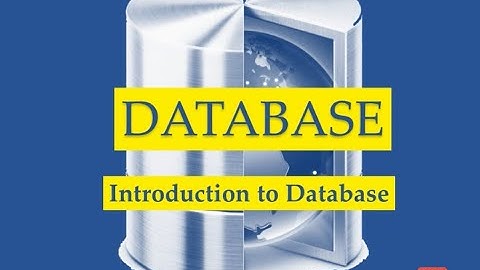 Introduction to Database