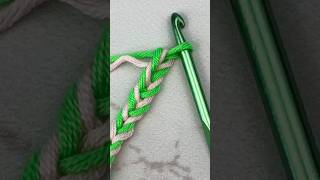 How To Crochet Two Color Braided Cord?