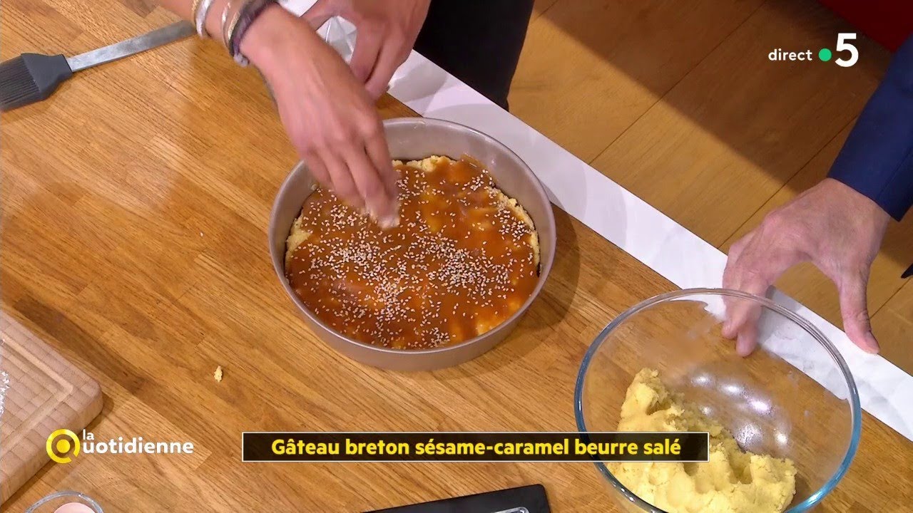 Gâteau breton au caramel au beurre salé