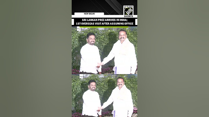 SriLankan Prez Anura Kumara Dissanayake arrives in India; first overseas visit after assuming office
