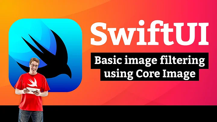 (OLD) Basic image filtering using Core Image – Instafilter SwiftUI Tutorial 10/12