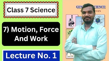 7) Motion, Force & Work | Class 7 Science | Lecture 1 | Maharashtra Board | Aio Academy.