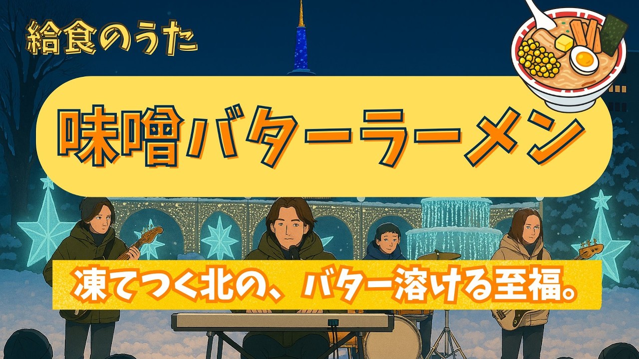 味噌バターラーメン｜給食のうた