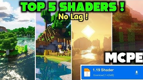 Top 5 Ultra Realistic Shaders MCPE 1.19+ BSL Render Dragon Shaders Minecraft pe