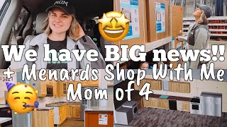 WE HAVE BIG NEWS! WE MADE AN EXCITING DECISION | MENARDS TRIP | MOM OF 4 DAILY ROUTINE | MEGA MOM