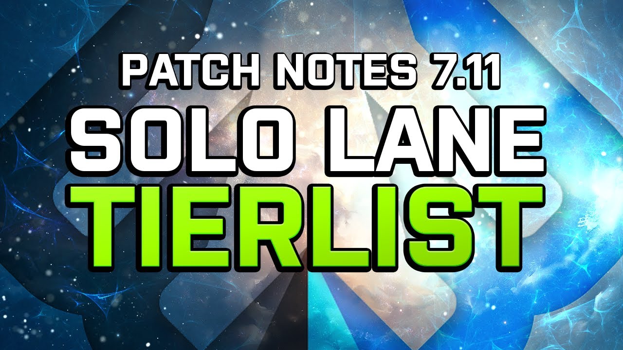 SOLO LANE TIER LIST FOR PATCH 7.11! - Smite