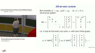 Andy Wathen: Preconditioning for Parallel-in-time