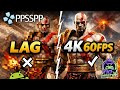 God of War Ghost of Sparta PPSSPP: Configuración Definitiva 4K 60FPS (Gama Baja/Media) + Driver