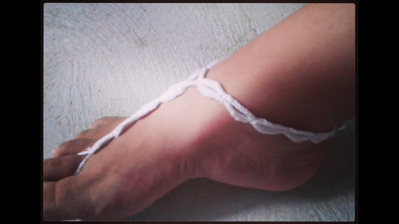 Diseños de crochet: ¿Cómo hacer sandalias para playa? #detallefemenino #crochet #tutorial #playa