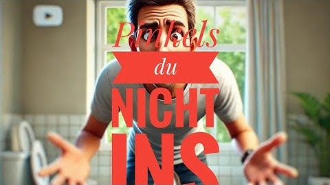 PINKELST DU NICHT INS WASCHBECKEN?