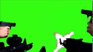War , Savaş , Silah Yeşilekran-Greenscreen