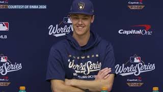 Jacob Misiorowski Locked in for World Series Game 1: All I Am Thinking About Is the Next Pitch