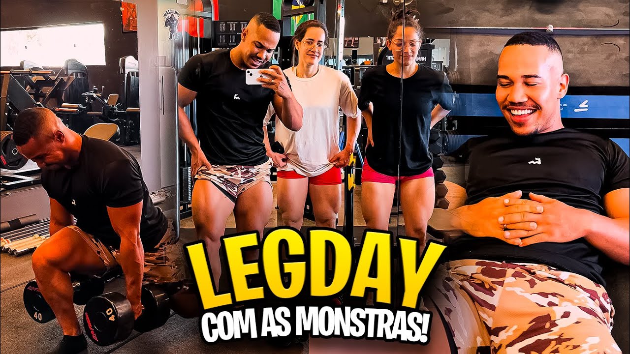 ⚠️ Fomos EXPULSOS no meio do TREINO DE PERNAS na Monster House!!🔥