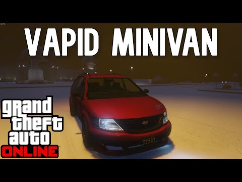 ray gun vape battery Vapid Minivan GTA V Custom for GTA San Andreas main image 1