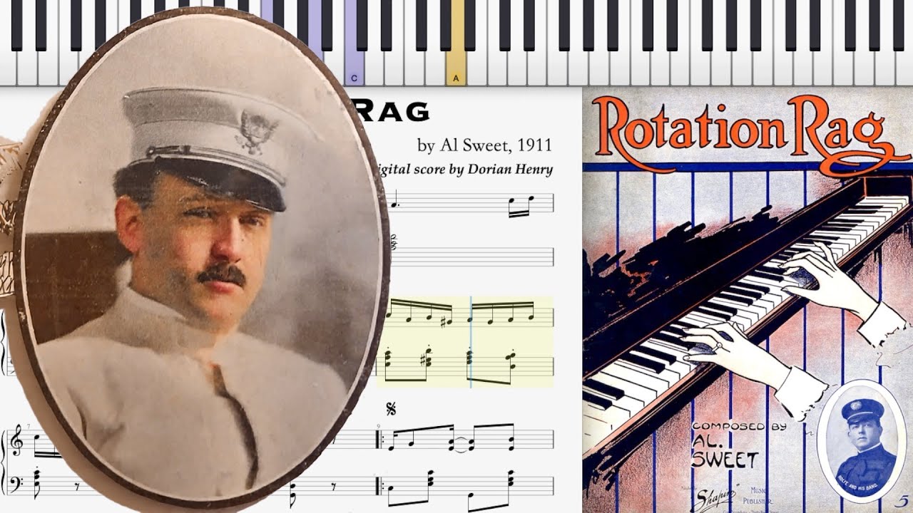 Rotation Rag by Al Sweet (1911, Ragtime piano solo) - YouTube