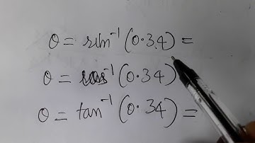 Sin cos tan inverse value finding by using log book
