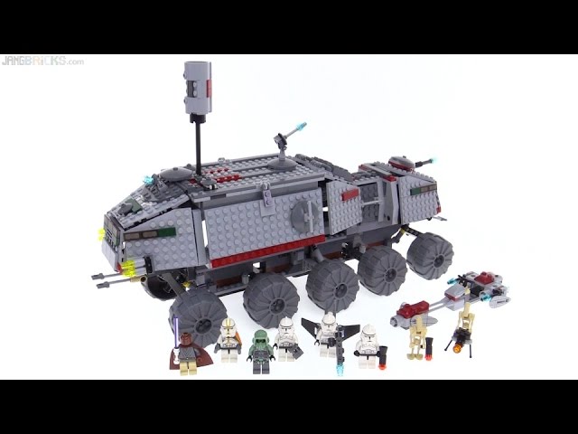 Komprimere få øje på rulletrappe LEGO Star Wars 2016 Clone Turbo Tank review! 75151 - YouTube