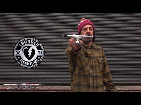 Thunder Titanium Lights Skateboard Truck Review with Frank Gerwer - Tactics