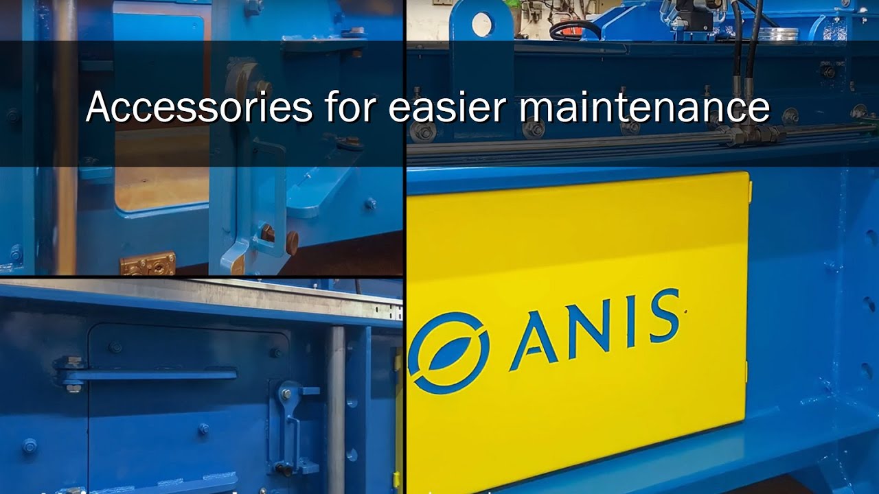 Accessories for easier maintenance of the baler