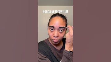 Henna Eyebrows at Home | self care maintenance #eyebrows #henna #browtint