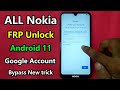 All Nokia Android 11 FRP Bypass | Nokia Android 11 Google Account Bypass | Nokia FRP Unlock 2021 ||