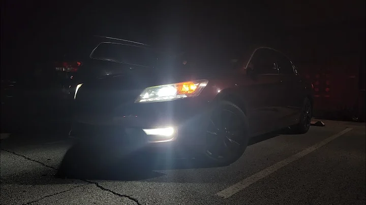 having some fun with a takeda intake on a honda accord