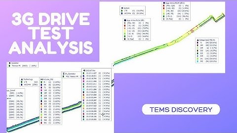 Complete 3G Drive test KPI report using Tems Discovery