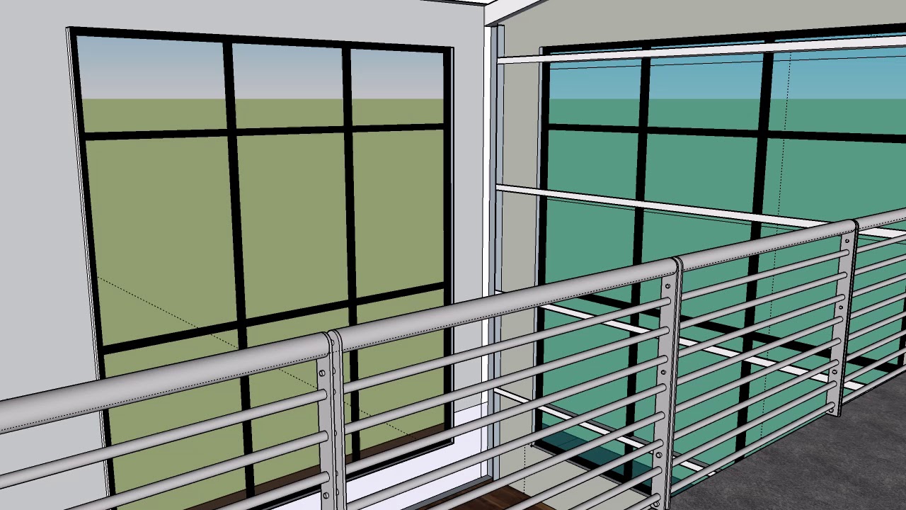 Hangar Home Barn Home - Sketchup Design -55x125x18
