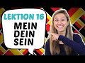 Quiz über Possessivpronomen im Deutschen