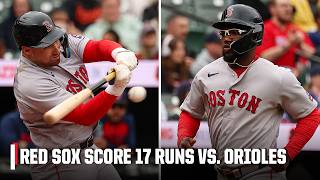Red Sox score 17 RUNS & record 17 HITS in dominant win against the Orioles 😤 | ESPN MLB