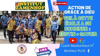 Coaching Maxbonheur K. à l’Institut ZAMENHOF de Dr Coach GBEGLO Parfait Sim Lomé, festin formation