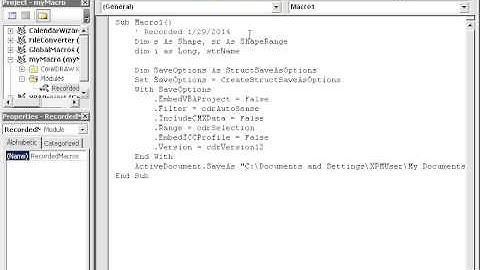 GDGmacros Tutorial: Record macro modify to save each item on page in CorelDraw