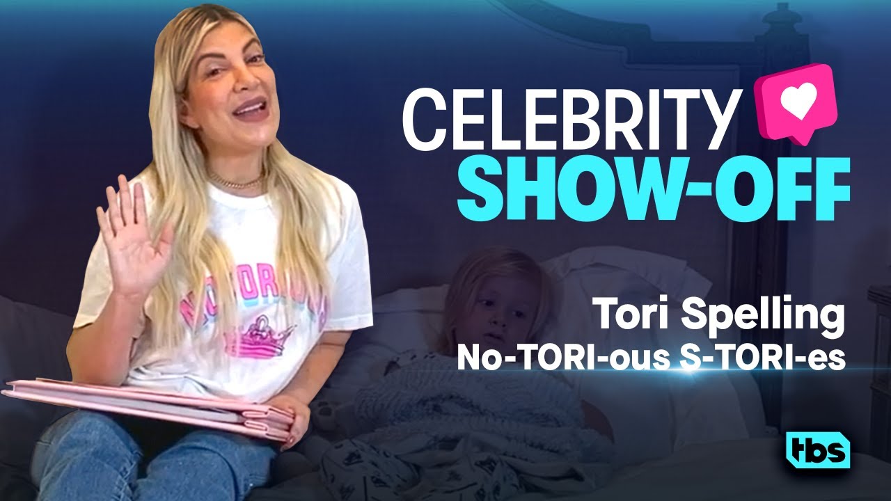 Celebrity Show Off Tori Spelling No Tori Ous S Tori Es Youtube