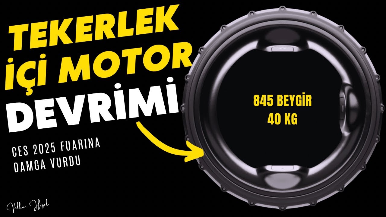 TEKERLEK İÇİ Elektrikli Motor Devrimi: Şanzıman Yok, 845 Beygir Güç ve %50 Daha Ucuz!