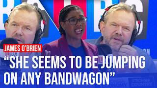 Does the Conservative Party have a future?
James OBrien says the Conservative Party under Kemi Badenoch is not an effective opposition. He asks callers what it is like to be a Tory today and what they want the party to stand for as it looks to the future.
Kemi Badenoch has ruled out joining forces with Reform UK which she claimed would be monstrous.
The Conservative leader claimed a potential coalition deal with Nigel Farage would put as many people off as it would gain.
Ms Badenoch also claimed defectors to Reform were among the most dishonest people she had ever met and claimed the party was UKIP with different colours.
Listen to the full show on the all-new LBC App: https://app.af.lbc.co.uk/btnc/thenewlbcapp
#jamesobrien #ukpolitics #tories #conservative #kemibadenoch #LBC
LBC is the home of live debate around news and current affairs in the UK.
Join in the conversation and listen at https://www.lbc.co.uk/
Sign up to LBC’s weekly newsletter here: https://l-bc.co/signup Does the Conservative Party have a future?