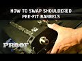 Proof research  how to install a shouldered prefit barrel