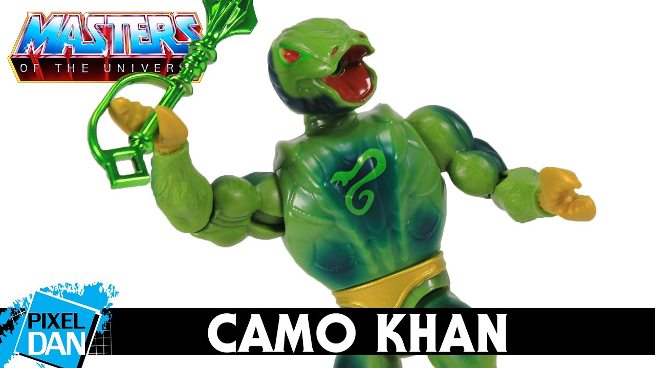 ⁣CAMO KHAN MOTU Origins Action Figure Review | Masters of the Universe Origins