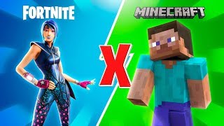 FORTNITE X MINECRAFT