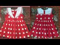 Baby frock cutting and stitching