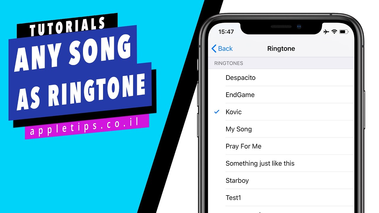 How To Set Any Song As A Ringtone Youtube