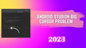 Android Studio Big/Bold Cursor Problem | Black Blinking Problem | Blinking Cursor | #androidstudio