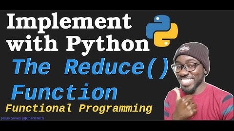 Implement with Python -  Reduce ( ) Function From Scratch(How Reduce Works)